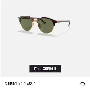 Rayban Clubround Classic Sunglasses